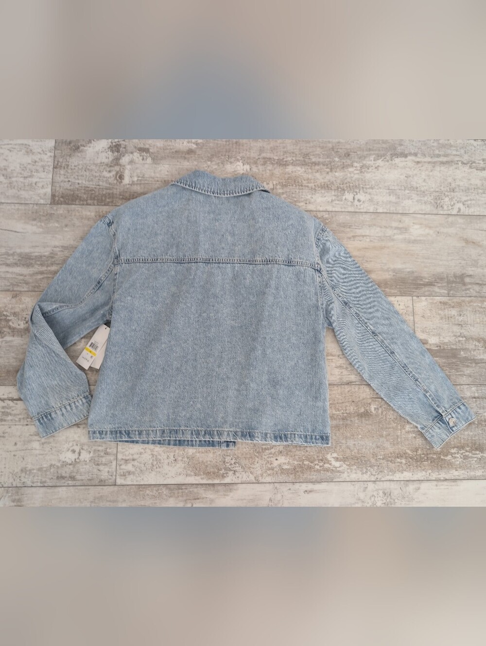 DKNY Light Blue Washed Denim Jacket - Picture 2 of 5